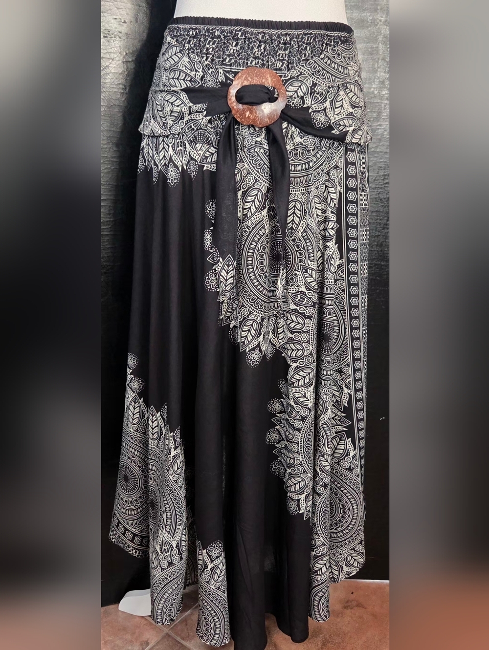 NWT Papaya Tree Imports 2-in-1 Boho Maxi Skirt Strapless Dress One Size